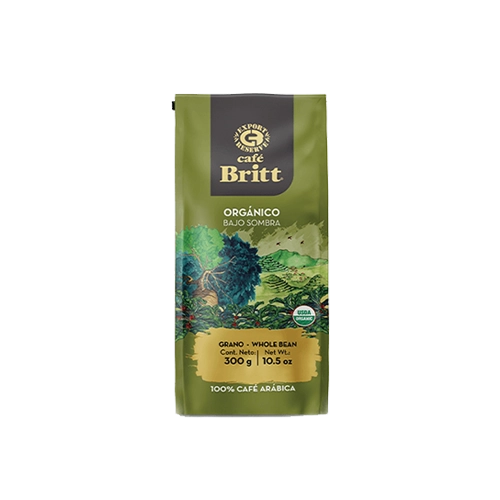 Café Britt® - Organic Coffee Beans 300g